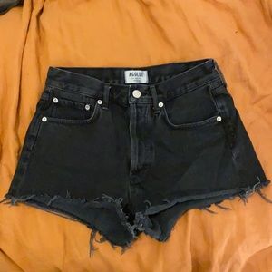 AGOLDE Parker Tidal Denim Shorts